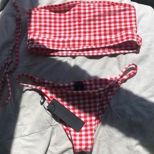 BLACKBOUGH gingham bikini